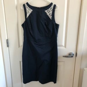 Blue Ann Taylor sheath dress